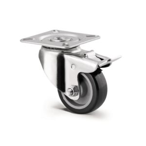 Swivel Castor with Wheel Brake 50 mm Agila Maxtech 1475PAO050P40