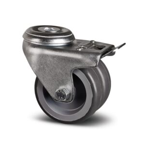 Swivel Castor with Wheel Brake 50 mm Agila Twin Supratech 1975PJO050P30-11