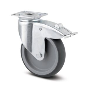 Swivel Castor with Total Lock 75 mm Agila Supratech 2477PJO075P40