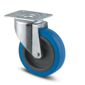 Swivel Castor 125 mm Alpha Elastech 3470UFR125P62 BLUE