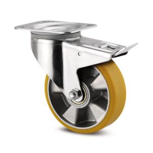 Swivel Braked Castor 160mm Alpha Novatech 3477ITP160P63