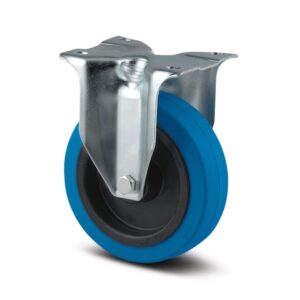 Fixed Castor 125 mm Alpha Elastech 3478UFR125P62 BLUE