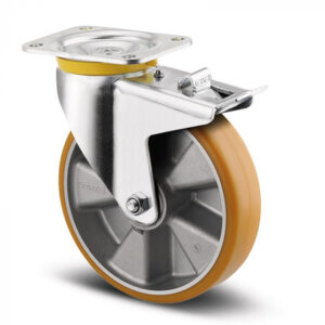Swivel Castor with Total Lock 160 mm Zeta Novatech 4687ITP160P63