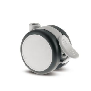 Swivel Castor with Wheel Brake 75 mm Stylea Supratech 5925UJI075L51-10 DOM20 ALU