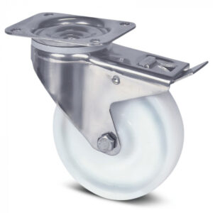 Swivel Castor with Total Lock 100 mm Alpha Duratech 8477UOO100P62